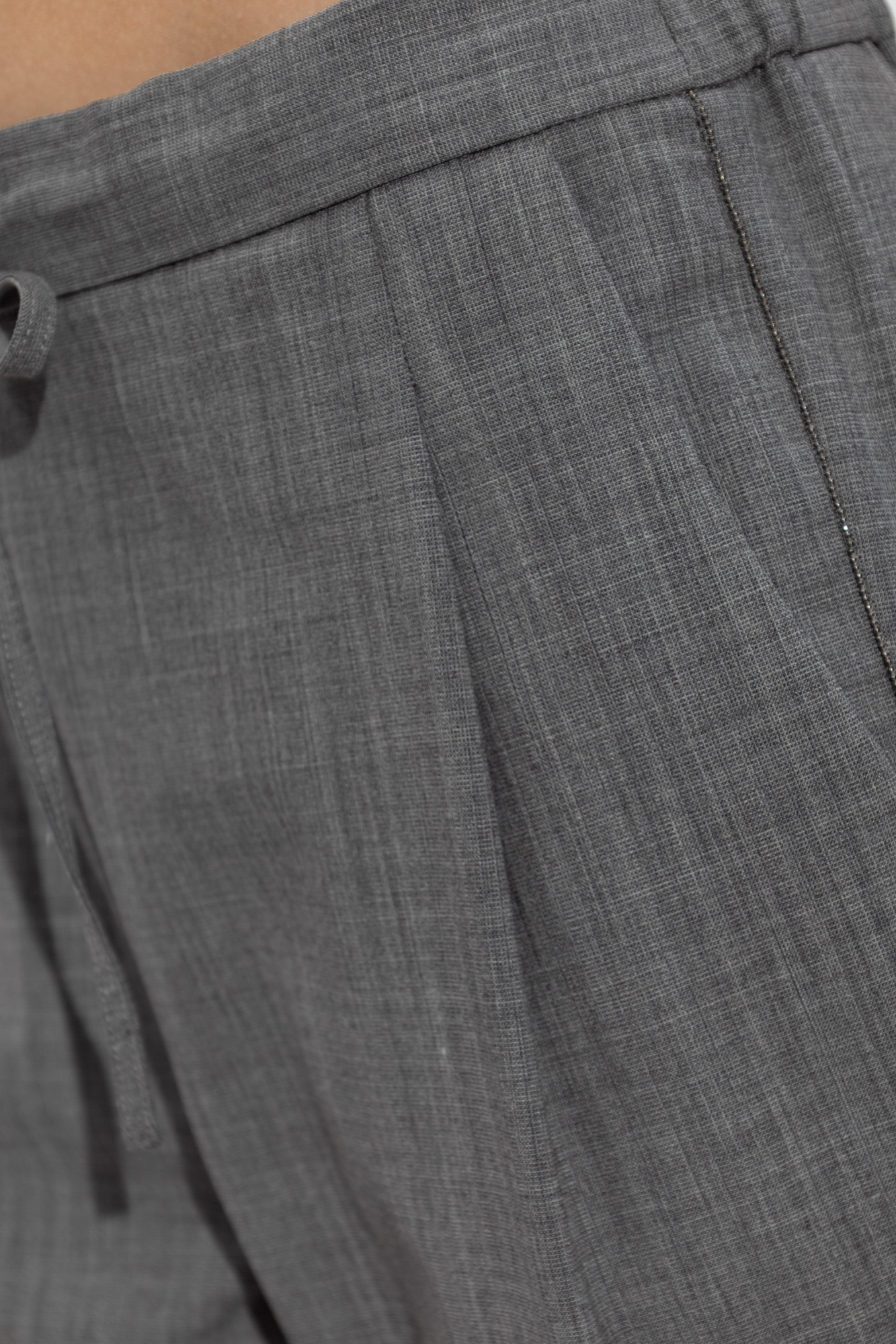 Fabiana Filippi Wool trousers with creases | Women's | Vitkac